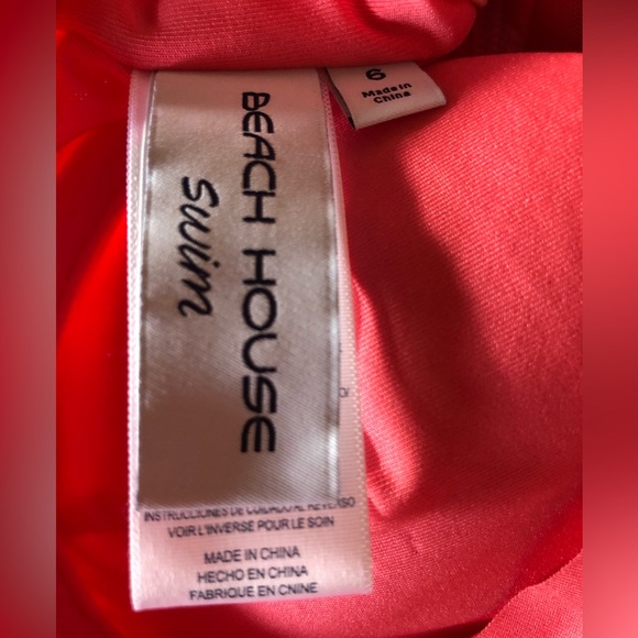 BEACH HOUSE SPORT NWT PRETTY 2 PIECES ORANGE/ CORAL COLOR SIZE 6 UPF 50+ SUN - Picture 13 of 15